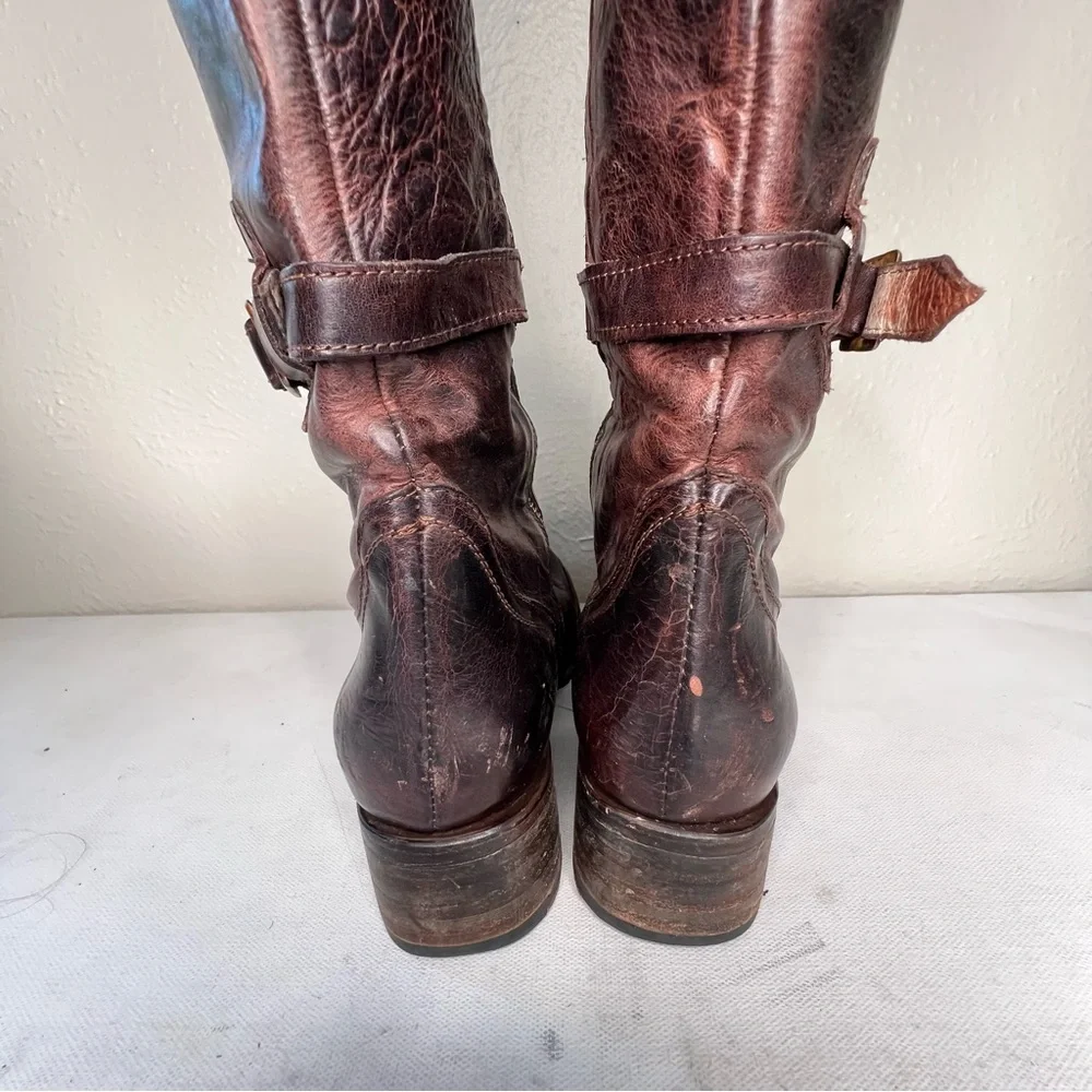 Freebird Quebec Equestrian brown over knee boot - Picture 11 of 13